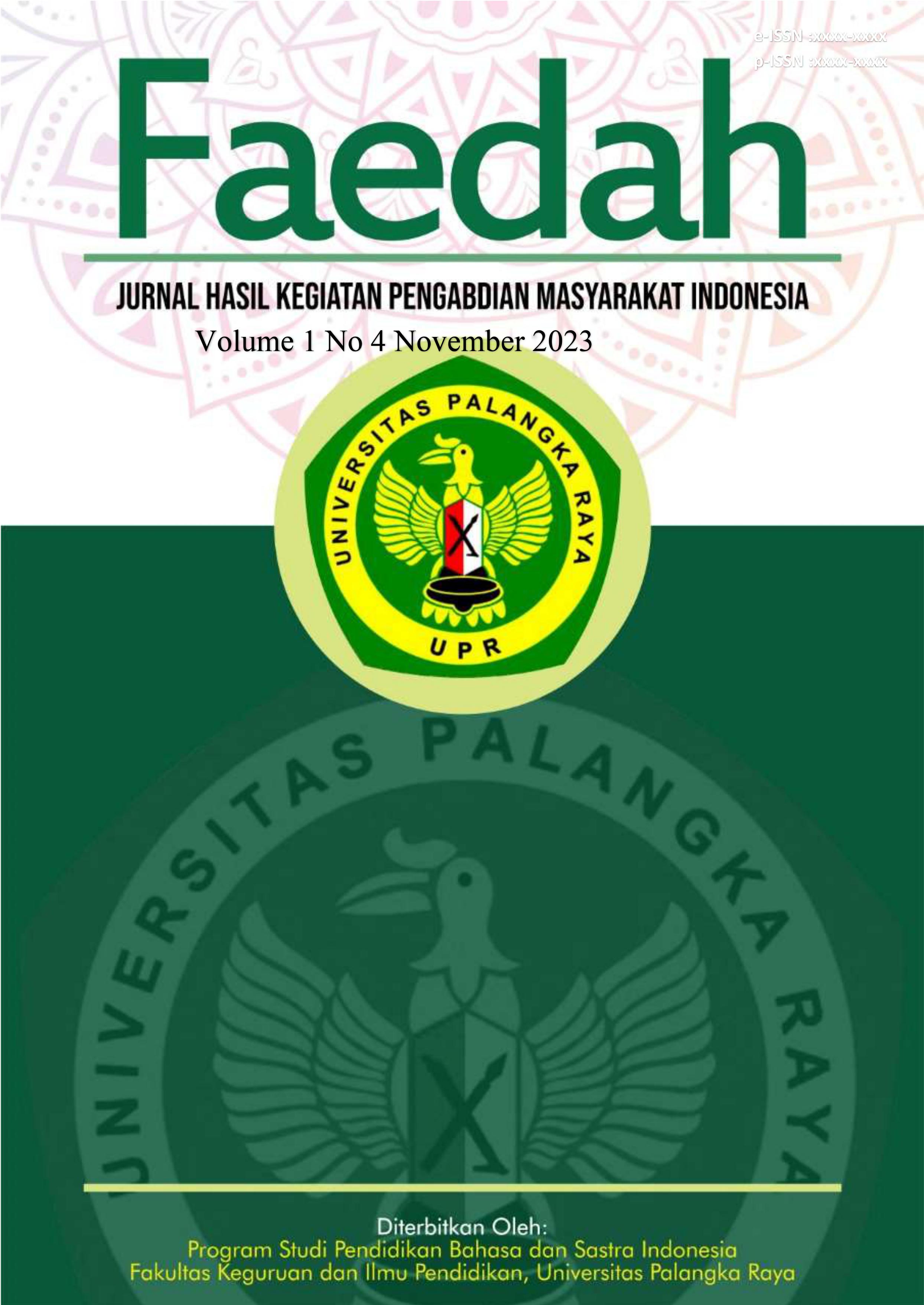 					View Vol. 1 No. 4 (2023): November: Jurnal Hasil Kegiatan Pengabdian Masyarakat Indonesia
				