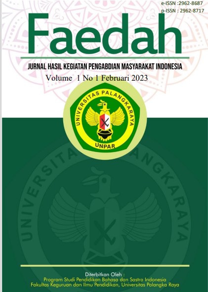 					View Vol. 1 No. 1 (2023): Februari : Jurnal Hasil Kegiatan Pengabdian Masyarakat Indonesia
				